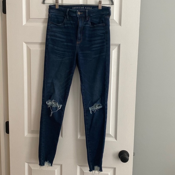 Destroyed American Eagle High rise Jeggings bundle - Picture 5 of 8